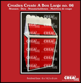 CCABL06 Crealies Create A Box Large Melkpak groot