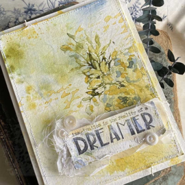 CMS 434 Tim Holtz Cling Stamps Observations 7"X8.5"