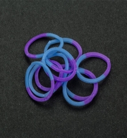 45054 - Band-it - Elastieken Purple/Blue 600pcs