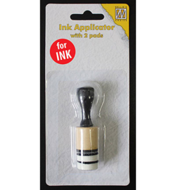 Mini ink applicator with 2 pads
