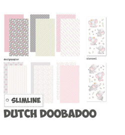473.005.024 Dutch DooBaDoo Crafty Kit Slimline Little Elephant
