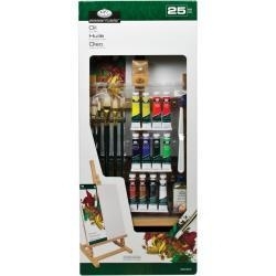 513892 Easel Art Set Large Oil "H" Set 25pc