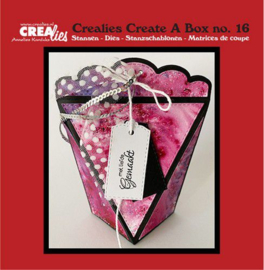 CCAB16 Crealies Create A Box no. 16 zakdoosje