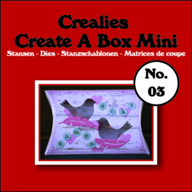 115634/1903 Crealies Create A Box Mini no. 03 Kussendoosje
