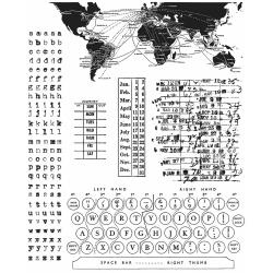 CMS226 Tim Holtz Cling Rubber Stamp Set Documented