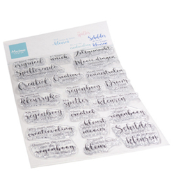 CS1166 Marianne Design Stempel Kleurige groetjes