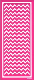 PE25090 Mod Podge Rocks Peel & Stick Stencil - Chevron