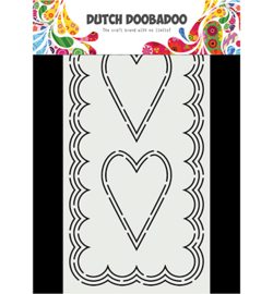 470.713.871 Dutch DooBaDoo Card Art Slimline Hearts