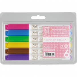 470479 Zig Wink Of Stella Glitter Markers 6 st.