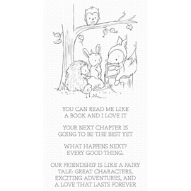 RAM005 My Favorite Things Clear Stamps Fairy-Tale Friendship 4"X8"