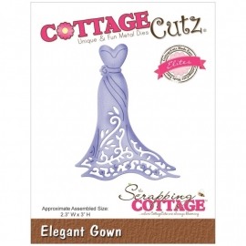 CCE130 CottageCutz Elites Die Elegant Gown