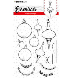 SL-ES-STAMP95 - SL Clear stamp Christmas Baubles Essentials nr.95