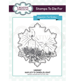 UMS887 Stempel Hayley's Candlelight