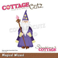 CCE607 CottageCutz Dies Magical Wizard 1.7"X3.4"