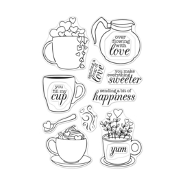 621718 Hero Arts Clear Stamps Cup Of Love 4"X6"