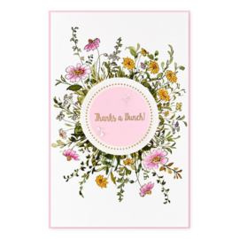 STP068 Spellbinders Clear Stamp Set Birthday Bouquet By Sushma Hegde