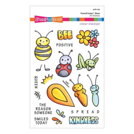 STP174 Stampendous FransFormer Fun Clear Stamps FransFormer Bees