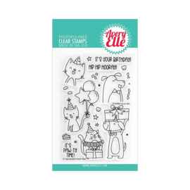 671535 Avery Elle Clear Stamp Set Floating Lanterns 4"X6"