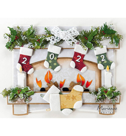 LR0733 Marianne Design Creatables  Christmas Stockings