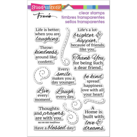 654034 Stampendous Perfectly Clear Stamps Laugh Every Day