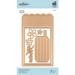 S4997 Spellbinders Amazing Paper Grace Shapeabilities Dies Adorned Notepad