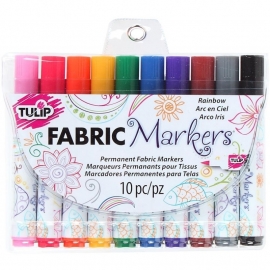 053752 Tulip Fabric Markers Rainbow