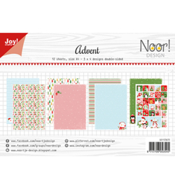 6011/0673 Joy!Crafts / Noor! Design Papierset Noor Design Advent