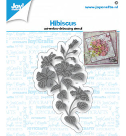 6002/1435 Cutting & embossing Hibiscus bloem