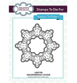 UMS799 To Die For Stamp Gingerbread Cookie