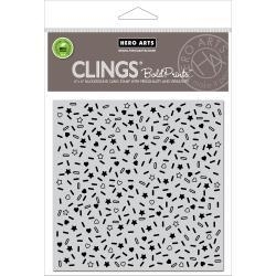 HA-CG693 Hero Arts Cling Stamps Sweet Sprinkles Bold Prints 6"X6"