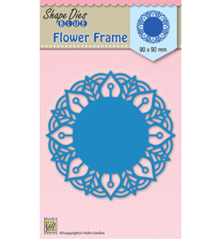 SDB025  Nellie's Choice Shape Dies Round Lace-flower frame