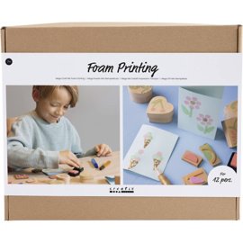 97821 Creativ Company Mega Creatieve Box Schuimdrukken, Kaarten en dozen
