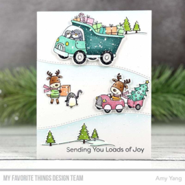 CS501 My Favorite Things Clearly Sentimental Stamps Loads of Joy 4"X8"