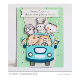 CS502 My Favorite Things Clearly Sentimental Stamps Better Together 4"X8"