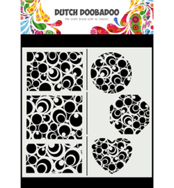 470.715.825 Dutch DooBaDoo Mask Art Slimline Circles