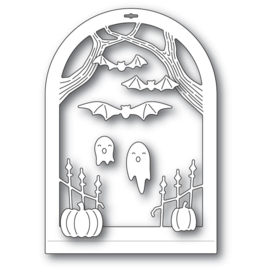 640142 Memory Box Dies Haunted Entrance Dome Layer