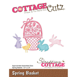 CC420 CottageCutz Die Spring Basket 1.8"X2.8"