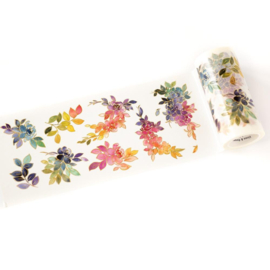 241424 Pinkfresh Studio Washi Tape Vines & Roses 4"X10m