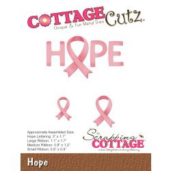 321991 CottageCutz Die Hope .6" To 3"