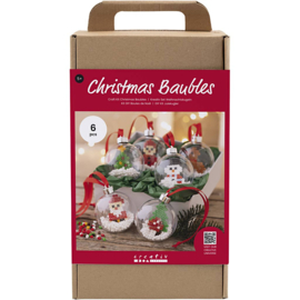 977582 Creativ Company Hobbyset Kerstballen, Kralen
