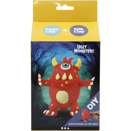 100616 Silk Clay Funny Friends, monster, rood