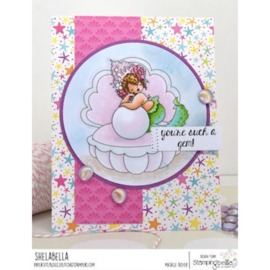 662002 Stamping Bella Cling Stamps Edna In A Clam