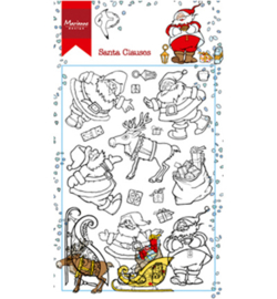 HT1624 Marianne Design Stempel  Hetty's Santa Clauses