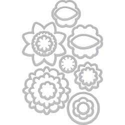 252045 Hero Arts Frame Cut Dies Blossoms For Coloring