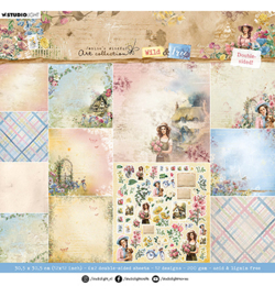 JMA-WAF-DPP182 Jenine's Paper Pad Double-sided scrapbooking Wild & Free nr.182