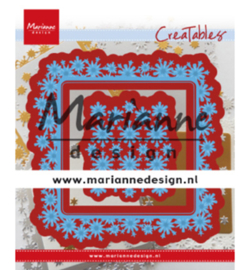 LR0633 Marianne Design creatables Snowflakes square