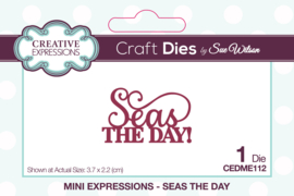 CEDME112 Creative Expressions Sue Wilson Craft Die Mini Expressions Seas The Day