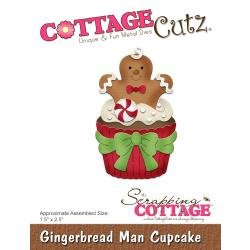 085815 CottageCutz Dies Gingerbread Man Cupcake