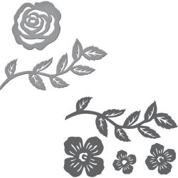 SDS066 Spellbinders Stamp & Die Set Floral Set