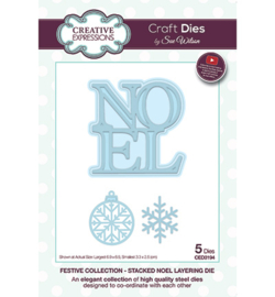 CED3194 Creative Expressions Stacked Noel Layering